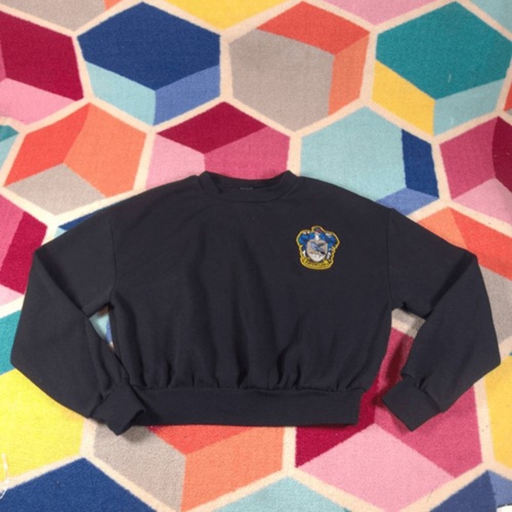 Wild Fable‎ Harry Potter Womens Ravenclaw Logo Sweatshirt Medium - Picture 1 of 3